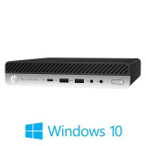 Mini PC HP EliteDesk 800 G3, Quad Core i5-7500, 8GB DDR4, 256GB SSD, Win 10 Home