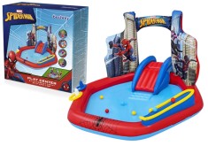 Spatiu de joaca gonflabil, cu piscina, Spider Man, Bestway 98793, 211 x 206 x 127 cm foto