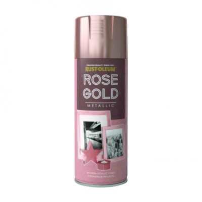 vopsea-spray-metalizata-roz-aurie-400ml foto