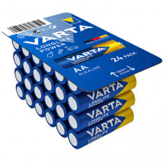 Baterii alcaline Varta Long Life Power , AA , R6 , 24 Baterii / Set foto