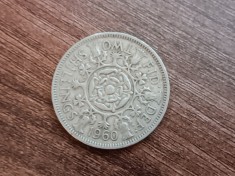 M3 C50 - Moneda foarte veche - Anglia - two shillings - 1960