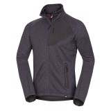 Bluza Barbati NORTHFINDER Northpol Grey XXL, Fleece Subtire, Uscare Rapida, Antiscamosare, Poliester 100%, Strat Termic, 170g