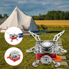 Aragaz portabil pentru camping 2800W, aprindere automata foto