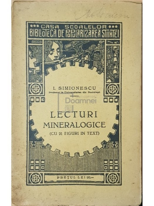 I. Simionescu - Lecturi mineralogice