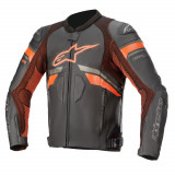 Cumpara ieftin Geaca Moto Piele Alpinestars GP Plus V3 Rideknit, Negru/Rosu, Marime 50