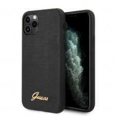 Husa Cover Guess Lizard Collection pentru iPhone 11 Pro Black foto