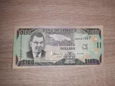 100 dolari Jamaica foto