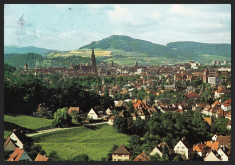 GERMANIA - FREIBURG IM BREISGAU - VEDERE PANORAMICA - CP CIRCULATA #colectosfera foto