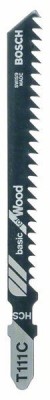 Bosch Set 5 panze ferastrau vertical T 111 C Basic for Wood, 100mm ProAdvanced PowerfulTools foto