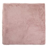Fată de pernă decorativă din imitație de blană, 50x50 cm, roz, CMCLASS