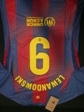 Tricou FC Barcelona 2025-2026 - LEWANDOWSKI #9 - NOU - Varianta Player ADV