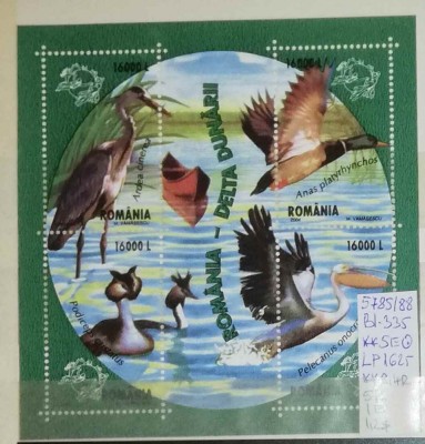 2004 Delta Dunarii Bl.335 LP1625 MNH Pret 3,9+1 Lei foto