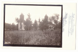 2334 - BALACEANUL, Buzau, Church, Romania - old postcard real PHOTO unused 1917, Necirculata, Fotografie