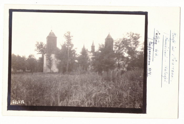 2334 - BALACEANUL, Buzau, Church, Romania - old postcard real PHOTO unused 1917