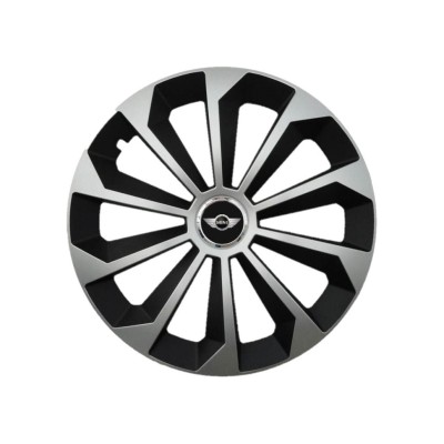 Set 4 Capace Roti 15 inchi (R15) Fame Gri-Negru, Compatibile Cu Mini foto