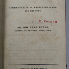 LYSIAE ETY AESCHINIS , ORATIONES SELECTAE , COMMENTARIIS IN USUM SCHOLARUM INSTRUCTAE A DR. JOH. HENR. BREMI , 1826