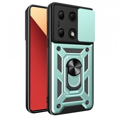 Husa pentru Xiaomi Redmi Note 14S / Note 13 Pro 4G / Poco M6 Pro 4G, Techsuit, CamShield, Verde foto