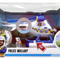 POMPIERUL SAM ELICOPERUL DE POLITIE WALLABY SuperHeroes ToysZone