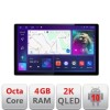Navigatie Lexus NX 2011-2018 varianta high Qled 2K Octa Core 4+64 LTE 4G DSP Wifi 5Ghz android auto carplay radio gps internet kit-nx-2011-high+EDT-E4