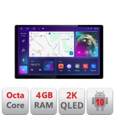Navigatie Lexus NX 2011-2018 varianta high Qled 2K Octa Core 4+64 LTE 4G DSP Wifi 5Ghz android auto carplay radio gps internet kit-nx-2011-high+EDT-E4