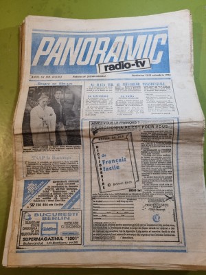 panoramic radio tv 12 - 18 octombrie 1992 foto