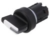 Comutator rotativ 22mm alb 3 poziții