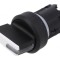 Comutator rotativ 22mm alb 3 poziții