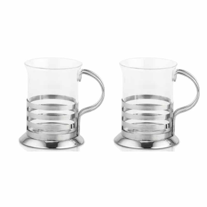 Set 2 cani din sticla Grunberg GR330, 200 ml Set 2 cani din sticla Grunberg GR330, 200 ml