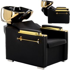 Scafa coafor Berlin pentru salonul de coafură și frizerie cu bol ceramic mobil armătură baterie si cască