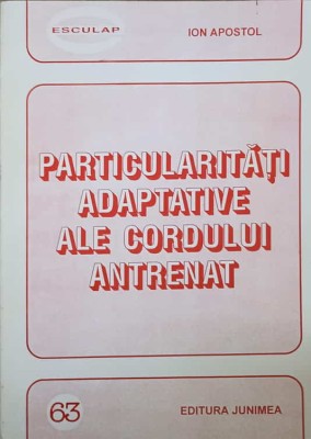 PARTICULARITATI ADAPTATIVE ALE CORDULUI ANTRENAT-ION APOSTOL-223870 foto