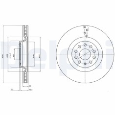 DELPHI BG9109C Disc frana