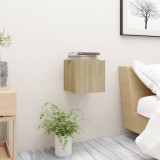 vidaXL Noptiere, stejar Sonoma, 30,5x30x30cm, lemn prelucrat