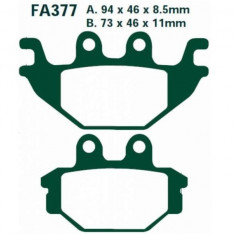 Set placute frana EBC FA377 - Adly - CAN-AM 250 - Kymco KXR - Maxxer - MXU 250-500 - TGB Blade - Yamaha YZF-R 125 (08-13)