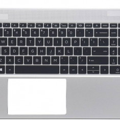 Carcasa superioara cu tastatura palmrest Laptop, HP, ProBook 650 G8, M21742-001, M21740-B31, M21742-B31, M22004-B31, iluminata, layout US