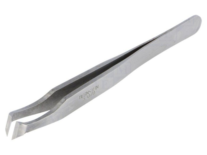 Pensetă &icirc;ndoită 115mm suprafață mată