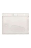 Suport rigid orizontal pentru legitimație, CardKeep, transparent