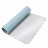 Mouse pad anti alunecare Bubm, 40 x 80 cm, grosime 2 mm, piele PU, albastru