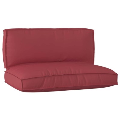 vidaXL Set de perne pentru palet 2 pcs bordo 120 x 80 x 12 cm foto