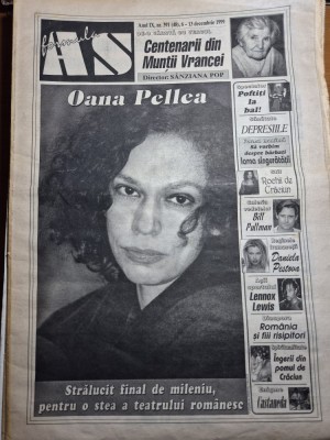 ziarul formula as 6 - 13 decembrie 1999 - oana pelea , centenarii din muntii vrancei foto
