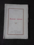 MOMENTE SOLEMNE - I. PETROVICI (Dedicatia Autorului), Editura Casei Scoalelor, 1927, Carte Veche, Coperta Brosata, 115 Pagini