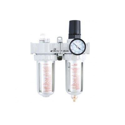 Filtru - Regulator - Uleietoare Troy 18624, 1 4, 10-120 psi, 0-8 bari foto