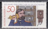 Germania 1977 - 100 de ani de Telefonie in Germania, MNH