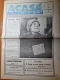 ziarul acasa 5 martie 1990 - anul 1,nr. 1 - prima aparitie,parintele cleopa