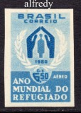BRAZILIA 1960, Anul Mondial al Refugiaților, nedant., serie neuzata, MNH