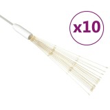 Cumpara ieftin Lampi cu artificii de Craciun, 10 buc., 1400 LED alb cald 20 cm