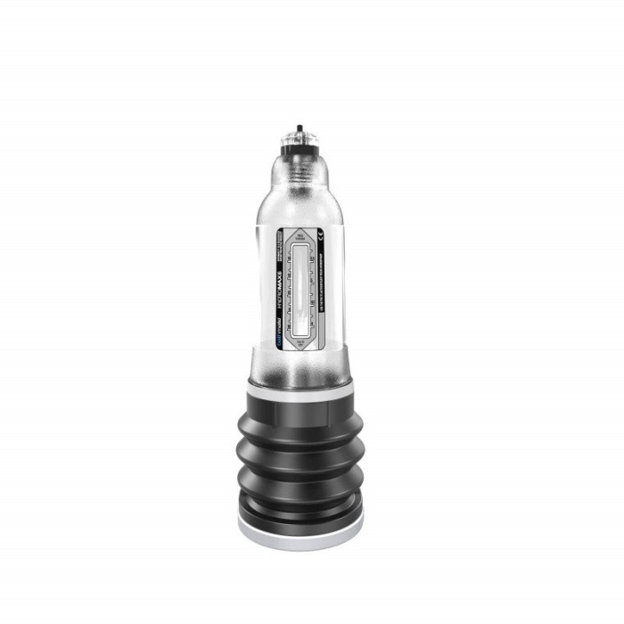 HYDROMAX5 - Pompă Mărire pentru Penisuri p&acirc;nă &icirc;n 15 cm, Transparent, 14,5 cm