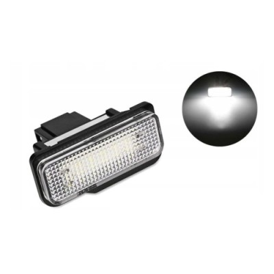 Lampa numar Mercedes Clasa C 05.2007, Cls-Class 10.2011, Clasa E 03.202009 Sedan, Tesla Model S 06.20, partea Stanga=Dreapta, cu bec inclus, tip W5W, foto