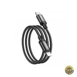 Cablu Date si Incarcare USB-C - Lightning HOCO X89 20W 1m Negru