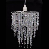 Cumpara ieftin Lampă de tavan cu cristale 22,5 x 30,5 cm, vidaXL