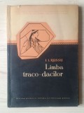 I. I. Russu - Limba traco-dacilor (1959; tiraj 1300 ex.)
